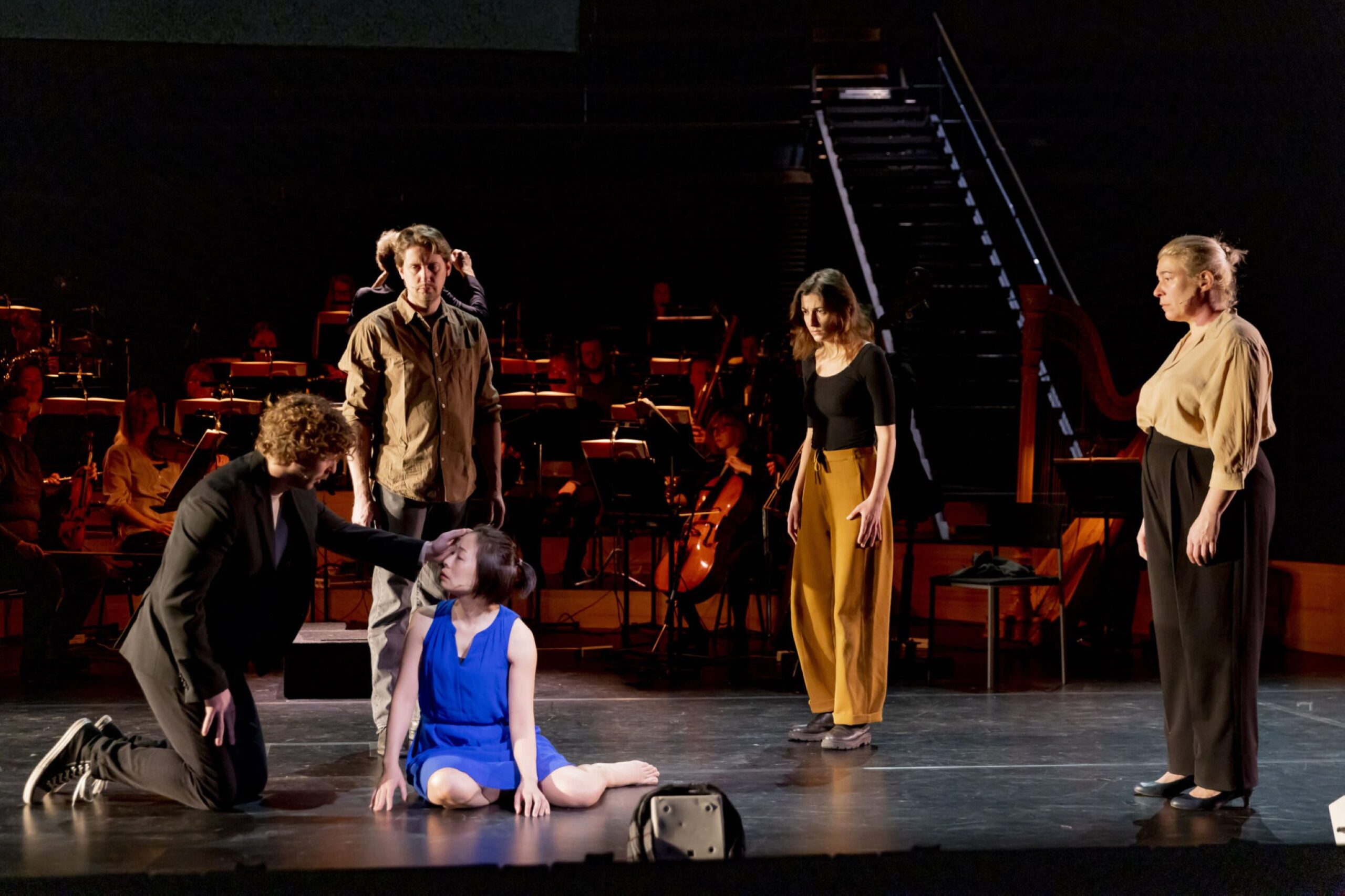 Johannes Linneballe, Johan Viau, Sayuri Araida, Faustine de Monès, Marianne Seleskovitch. 